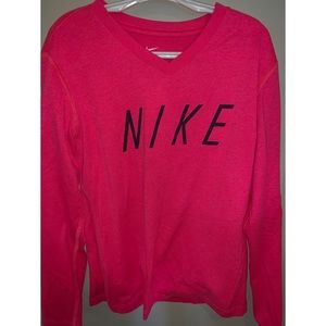 Pink Nike Long Sleeve Shirt